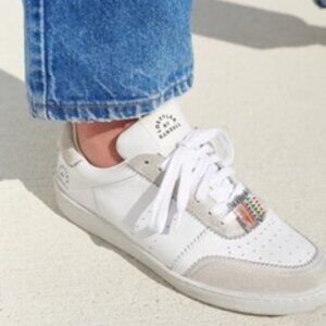 Loeffler Randall White Leather Sneakers